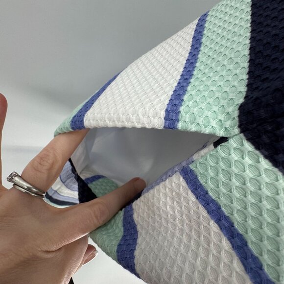 Talbots‎ Sleeveless Textured Sheath Dress Women 16 Old Money Nautical Preppy - Picture 6 of 8